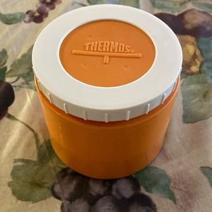 Vintage Thermos King-Seeley Model 1155 Insulated Jar 8oz FoodSoup orange